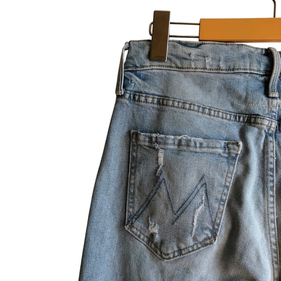 Mother Superior Tomcat Light Blue Distressed Jeans Size 29 - Picture 10 of 16